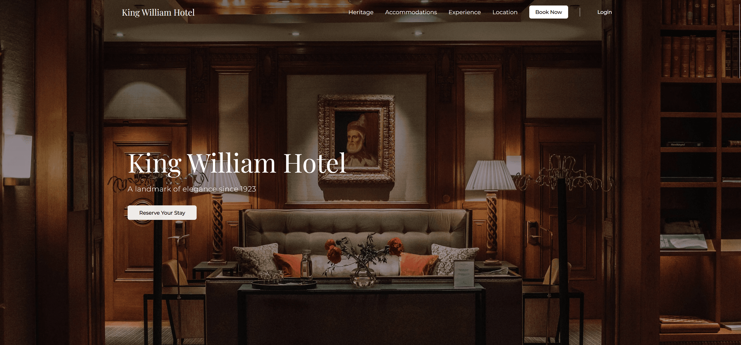 King William Hotel Homepage